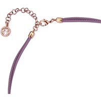 Collana Boccadamo Donna in Ecopelle Zircone KGR021RR - KGR021RR